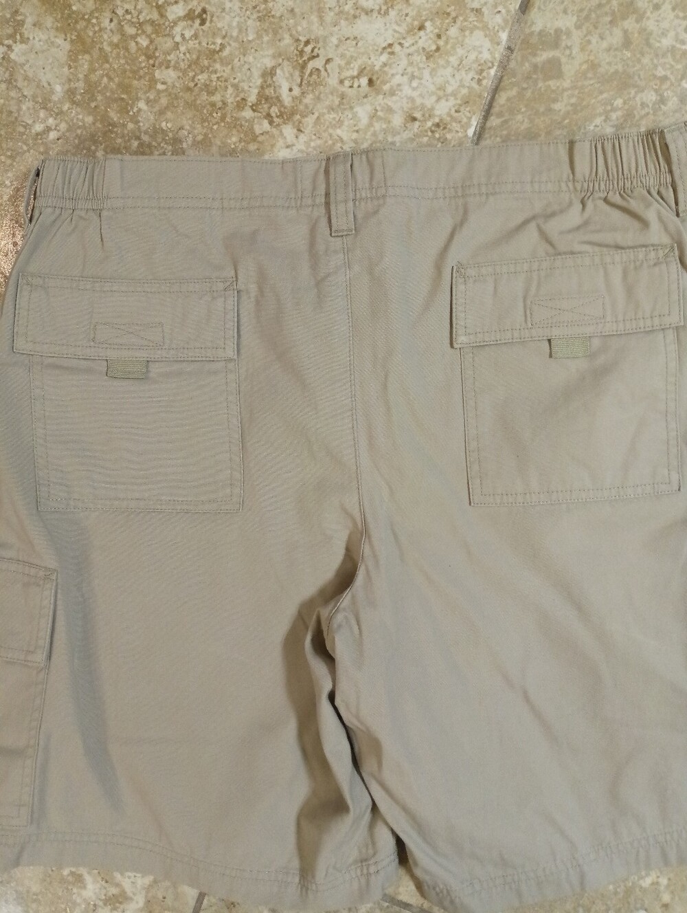 RedHead Men's Tan Elastic-Waist Cargo Shorts - Picture 3 of 6